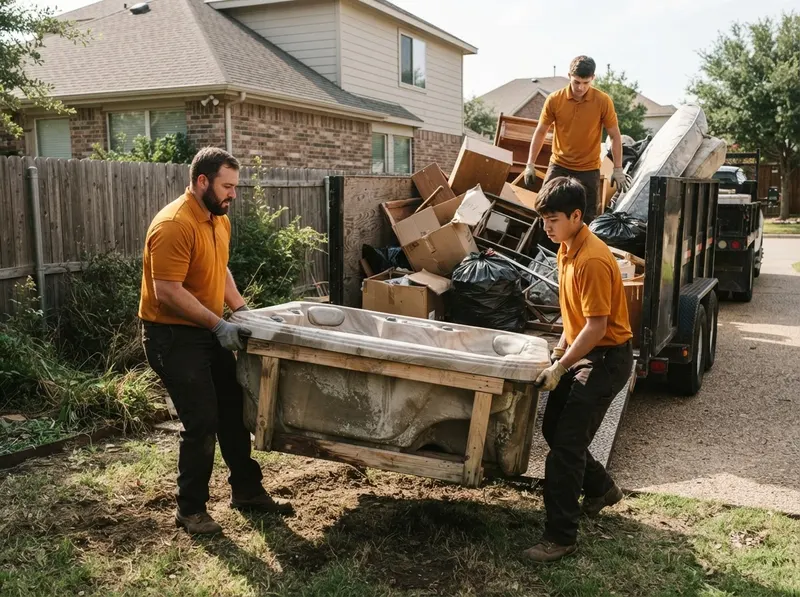 Hot Tub Removal & Breakdown in Frisco, TX