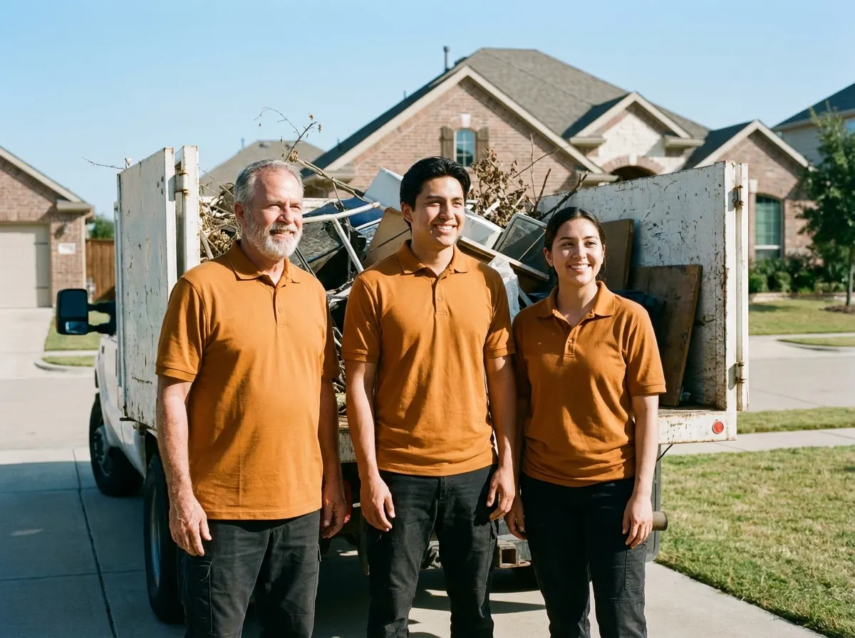 Clean Sweep Junk Removal junk removal service team in Frisco, TX